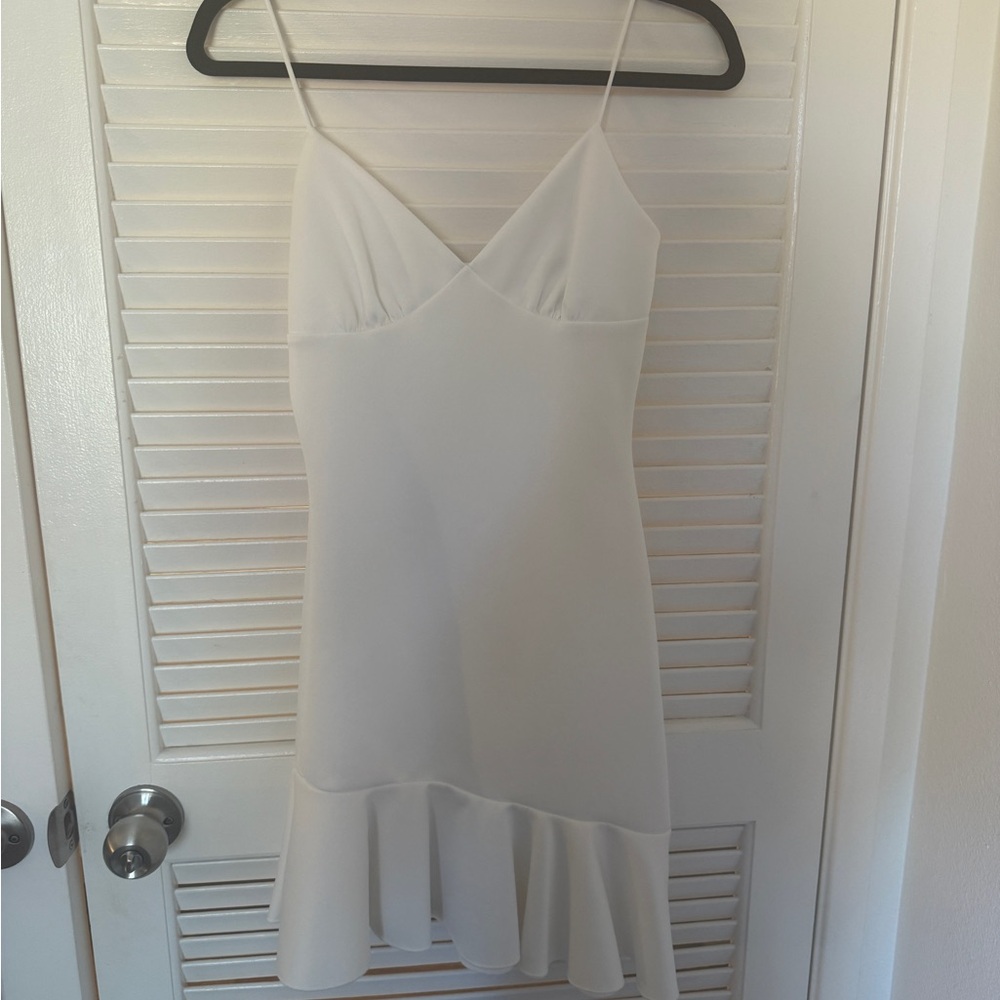 White Spaghetti Strap Dress
